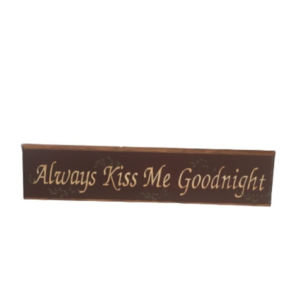 Vintage Hand-Letter Painted Sign Size 24"x5.5"